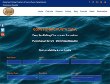 Tablet Screenshot of gonefishing-puntacana.com